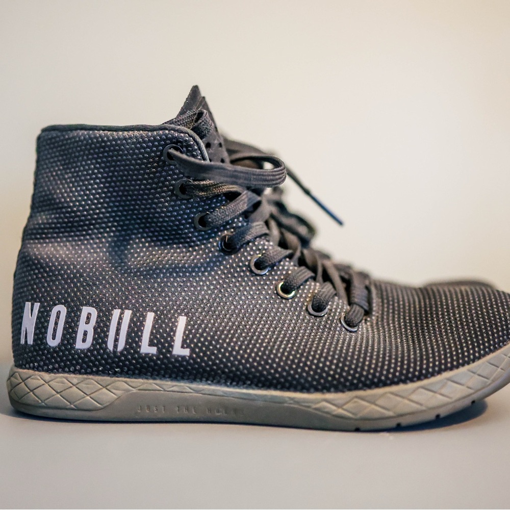 NOBULL Charcoal High-Top Trainers